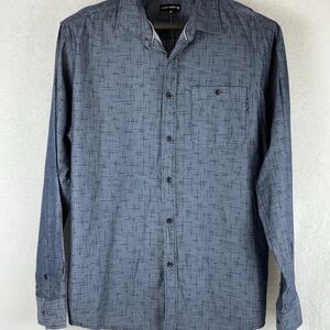 Ocean current Men's XL Blue long sleeve Button-Up Shirt casual/ office